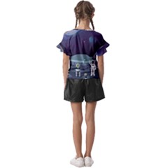 Kids  Cut Out Flutter Sleeves 