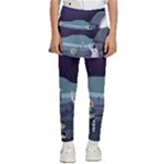Alien Astronaut Scene Kids  Skirted Pants