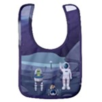 Alien Astronaut Scene Baby Bib