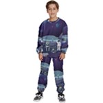 Alien Astronaut Scene Kids  Sweatshirt set