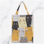 Seamless Pattern Cute Cat Cartoons Classic Tote Bag