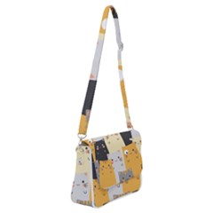 Shoulder Bag with Back Zipper 