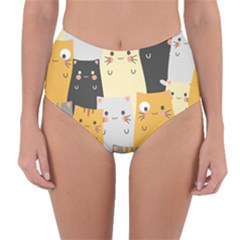 Reversible High-Waist Bikini Bottoms 