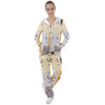 Seamless Pattern Cute Cat Cartoons Women s Tracksuit