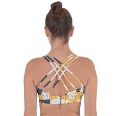 Cross String Back Sports Bra 