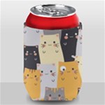 Seamless Pattern Cute Cat Cartoons Can Holder