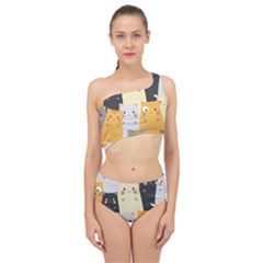 Spliced Up Two Piece Swimsuit 