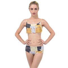 Layered Top Bikini Set 