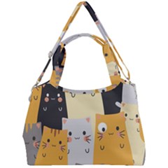 Double Compartment Shoulder Bag 