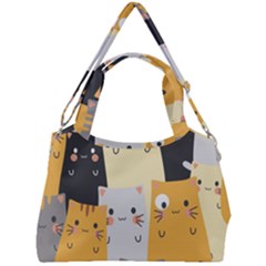 Double Compartment Shoulder Bag 