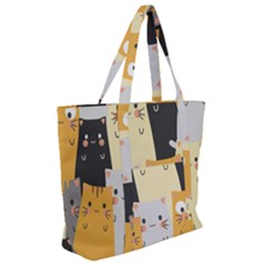 Zip Up Canvas Bag 