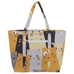 Zip Up Canvas Bag 