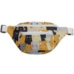 Seamless Pattern Cute Cat Cartoons Fanny Pack