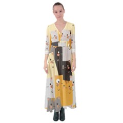 Button Up Maxi Dress 
