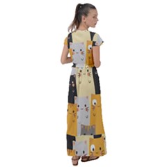 Flutter Sleeve Maxi Dress 
