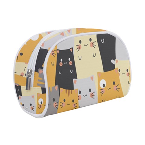 Seamless Pattern Cute Cat Cartoons Make Up Case (Small) from ArtsNow.com