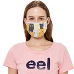Seamless Pattern Cute Cat Cartoons Cloth Face Mask (Adult)