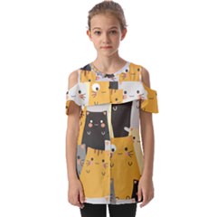 Fold Over Open Sleeve Top 