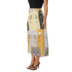 Classic Midi Chiffon Skirt 