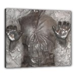 Han Solo In Carbonite Canvas 24  x 20  (Stretched)
