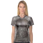 Han Solo In Carbonite V-Neck Sport Mesh T-Shirt
