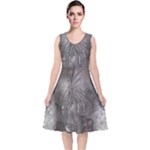 Han Solo In Carbonite V-Neck Midi Sleeveless Dress 