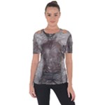 Han Solo In Carbonite Shoulder Cut Out Short Sleeve Top