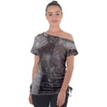 Han Solo In Carbonite Off Shoulder Tie-Up T-Shirt