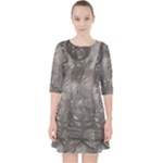 Han Solo In Carbonite Quarter Sleeve Pocket Dress