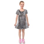 Han Solo In Carbonite Kids  Short Sleeve Velvet Dress