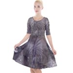 Han Solo In Carbonite Quarter Sleeve A-Line Dress