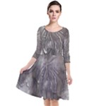 Han Solo In Carbonite Quarter Sleeve Waist Band Dress