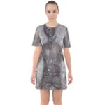Han Solo In Carbonite Sixties Short Sleeve Mini Dress