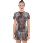 Han Solo In Carbonite Drop Hem Mini Chiffon Dress