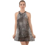 Han Solo In Carbonite Halter Tie Back Chiffon Dress