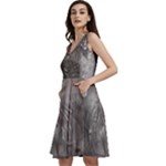 Han Solo In Carbonite Sleeveless V-Neck Skater Dress with Pockets