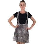 Han Solo In Carbonite Velvet Suspender Skater Skirt