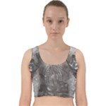 Han Solo In Carbonite Velvet Racer Back Crop Top