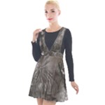 Han Solo In Carbonite Plunge Pinafore Velour Dress