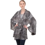 Han Solo In Carbonite Long Sleeve Velvet Kimono 