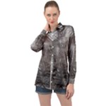 Han Solo In Carbonite Long Sleeve Satin Shirt