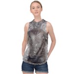 Han Solo In Carbonite High Neck Satin Top