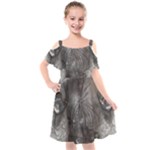 Han Solo In Carbonite Kids  Cut Out Shoulders Chiffon Dress