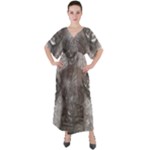 Han Solo In Carbonite V-Neck Boho Style Maxi Dress