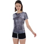 Han Solo In Carbonite Back Circle Cutout Sports T-Shirt
