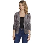 Han Solo In Carbonite Women s One-Button 3/4 Sleeve Short Jacket