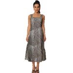 Han Solo In Carbonite Square Neckline Tiered Midi Dress