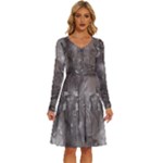 Han Solo In Carbonite Long Sleeve Dress With Pocket