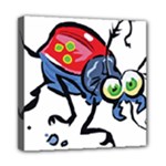 Bug Black Insect Animal Mini Canvas 8  x 8  (Stretched)