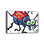 Bug Black Insect Animal Mini Canvas 6  x 4  (Stretched)